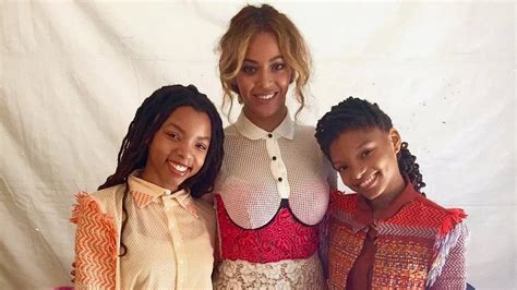 beyoncé chloe and halle.